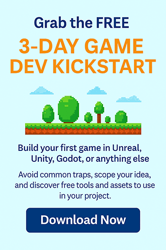 Read more about the article Finish Your First Game Fast – The 3-Day Solo Dev Kickstart (Free Guide)